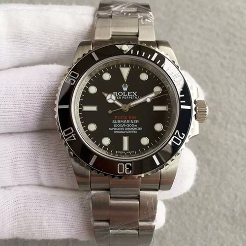 勞力士 Rolex 訂制版Submariner 美國殿堂級街頭品牌Supreme與勞力士推出的此款腕錶-rhid-168