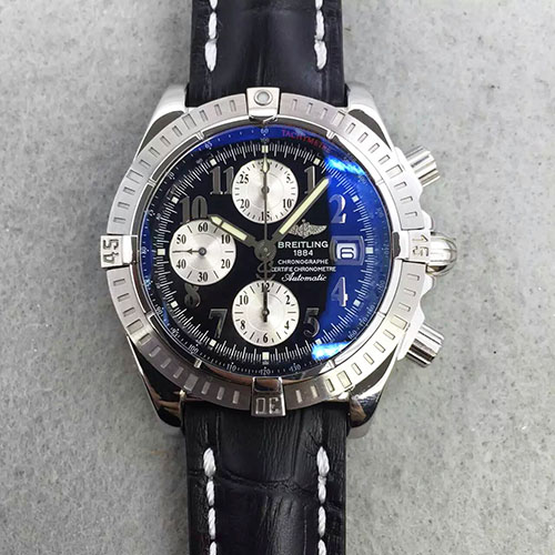 百年靈 Breitling 五珠全鋼航空計時腕錶 搭載7750機芯 316精鋼錶殼 -rhid-110986