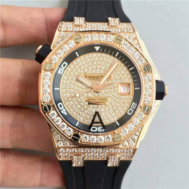 AP愛彼 15703系列 皇家橡樹離岸型系列 極致奢華腕錶 JF精品-rhid-111328