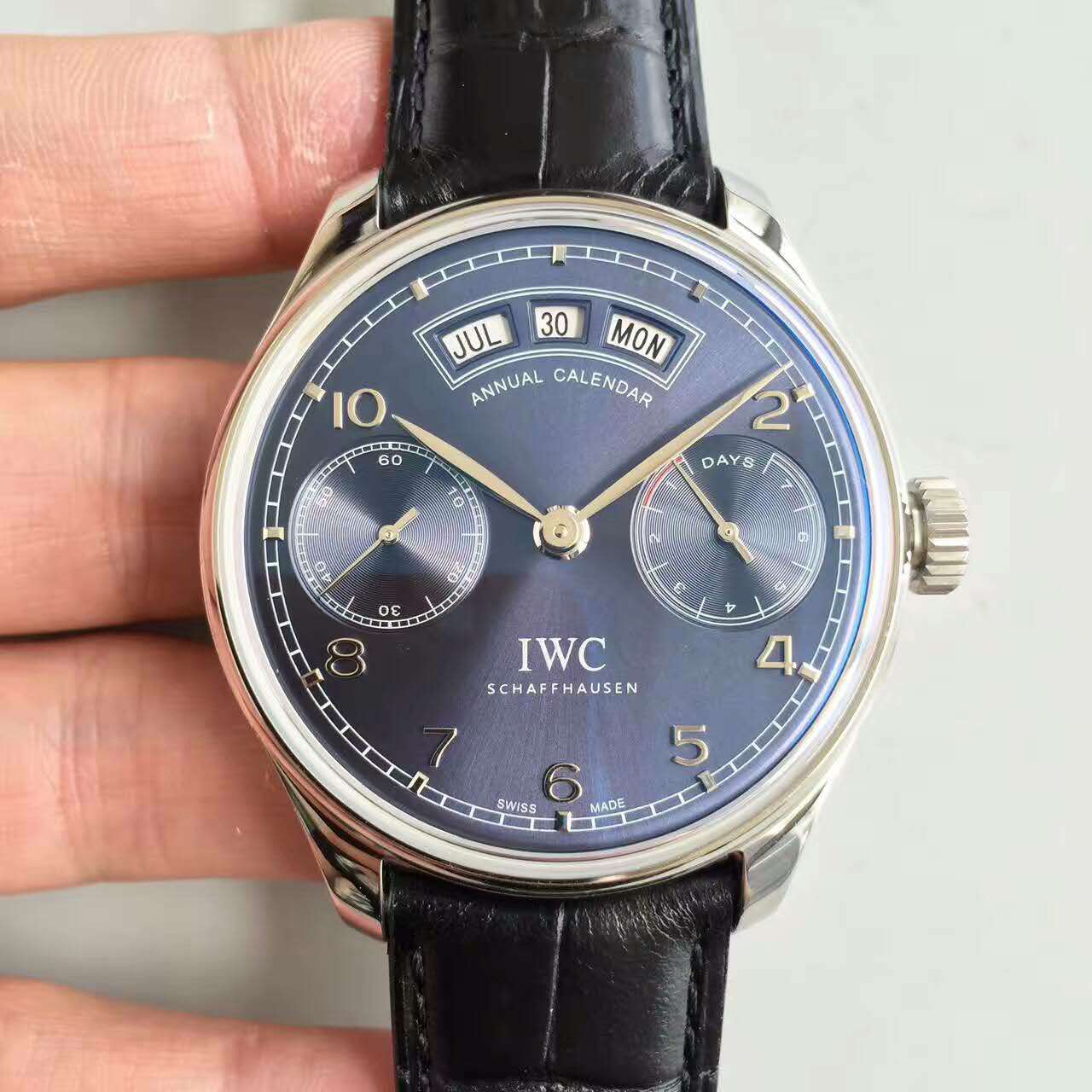 萬國IWC YL新品IW503502 藍寶石玻璃錶鏡 夜藍色錶盤-rhid-116281