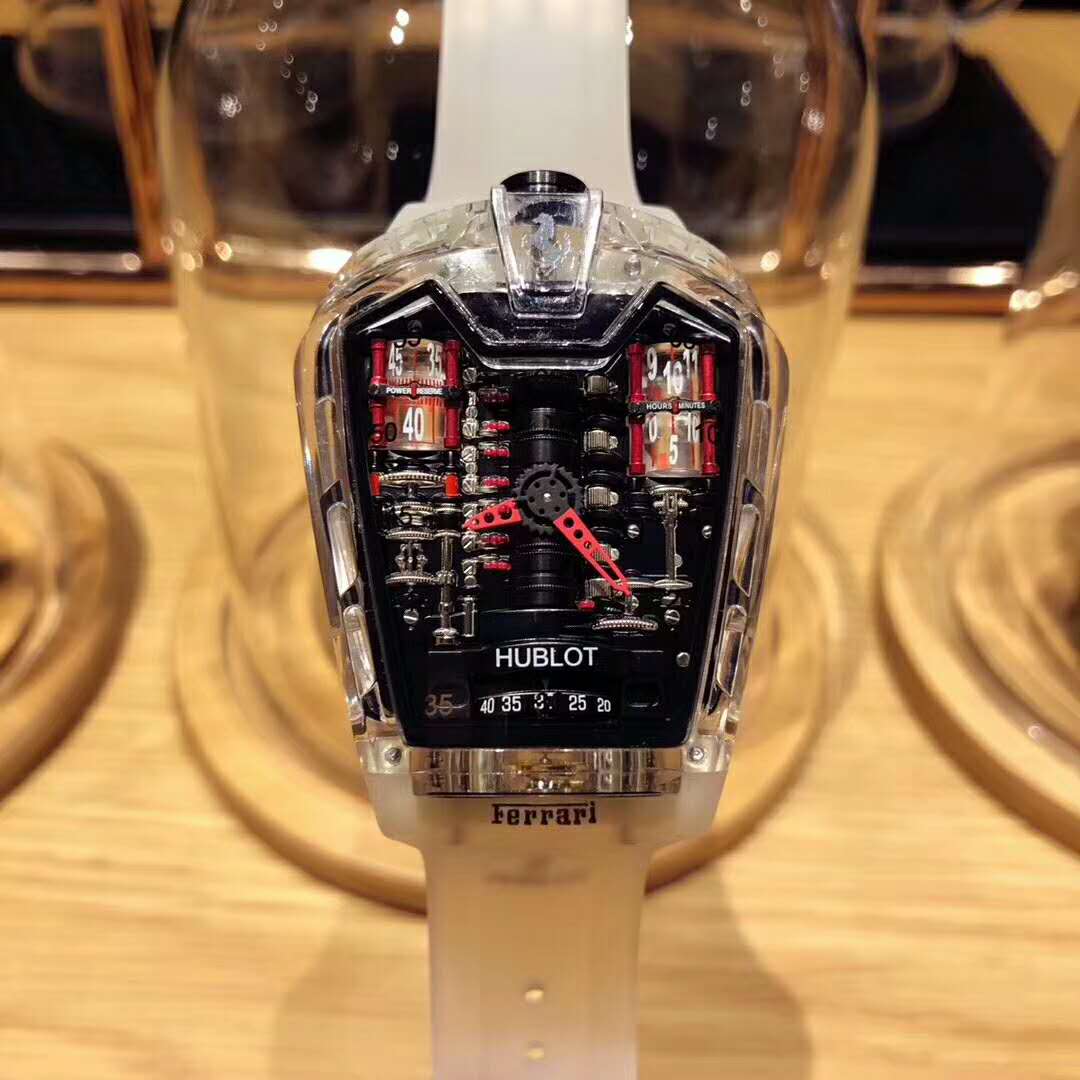 HUBLOT宇舶 法拉利 六缸發動機系列腕錶 全球限量版-rhid-118561