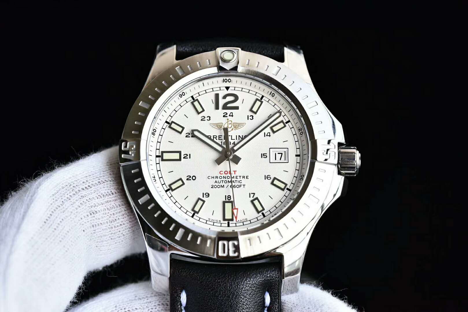 百年靈 挑戰者自動機械腕錶 GF新款-rhid-118600