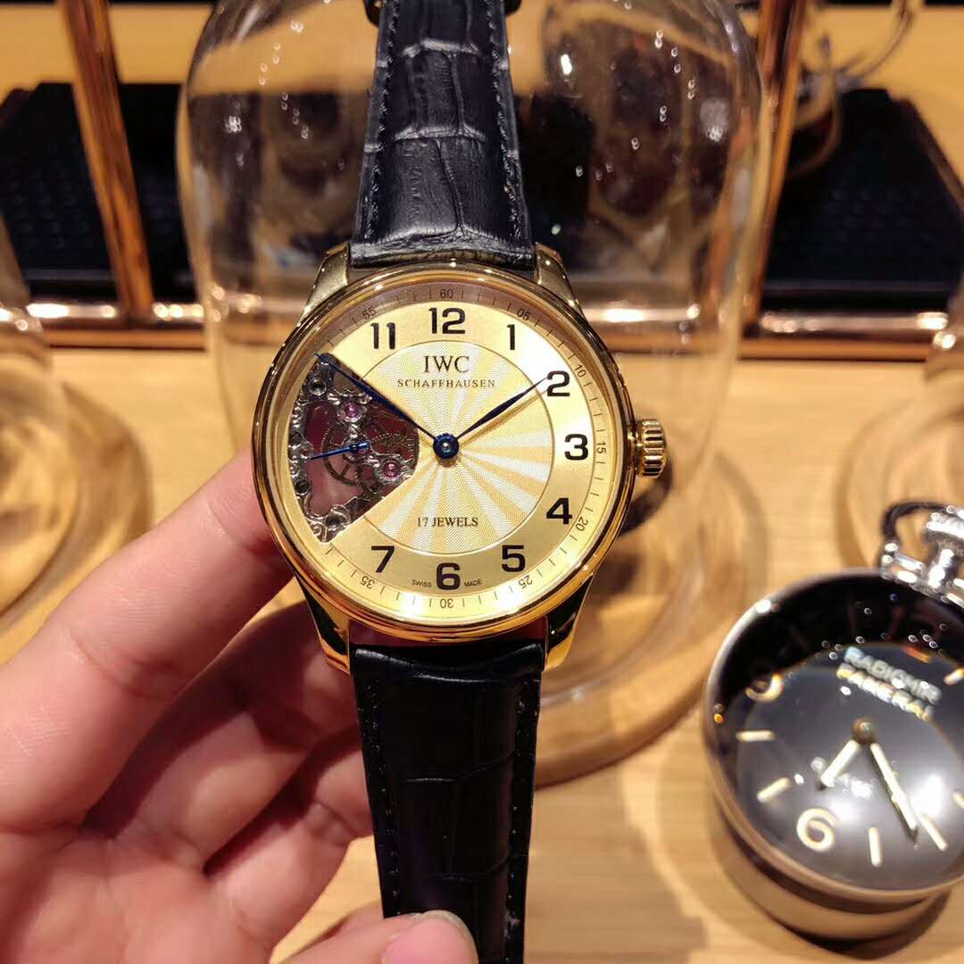 萬國IWC 雙面蘭寶石玻璃 新款複刻手錶-rhid-118653